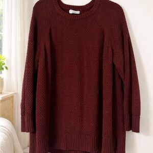 Old Navy Burgundy Crew Neck Sweater